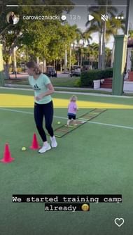 Caroline Wozniacki on Instagram
